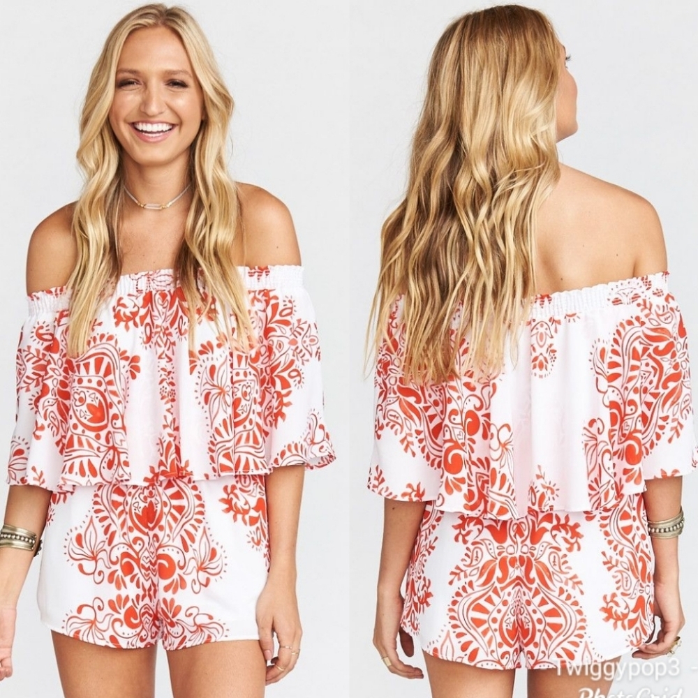 Show Me Your MuMu Rosarita Romper Casa Love